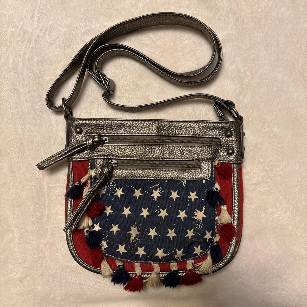 American flag crossbody bag